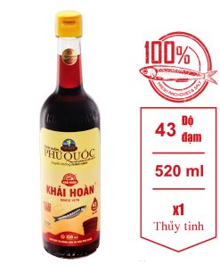 nuoc mam phu quoc khai hoan 520ml 43 dam