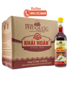 nước mắm khải hoàn chai 520ml 43 đạm