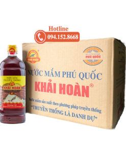 Nước mắm khải hoàn chai nhựa 1lit 30 độ đạm