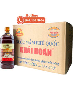 Nước mắm khải hoàn chai nhựa 1lit 40 độ đạm