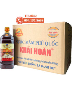 Nước mắm khải hoàn chai nhựa 1lit 43 độ đạm